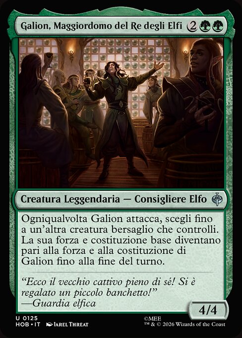 Galion, Elvenking's Butler