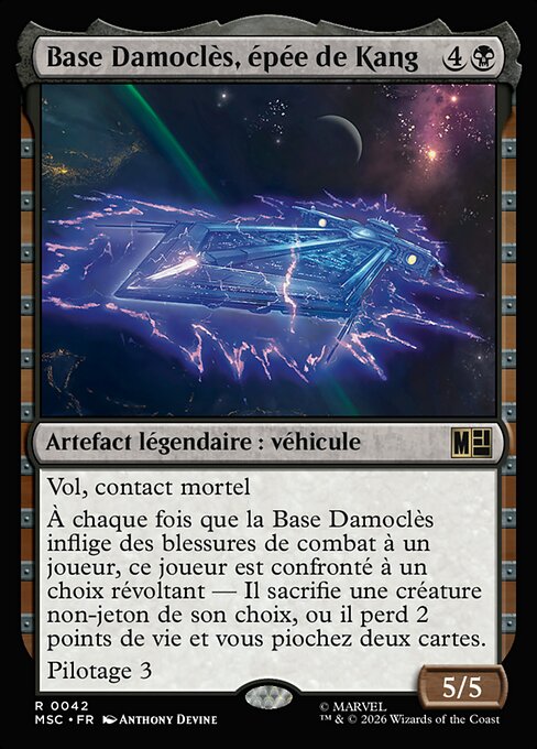 Damocles Base, Sword of Kang