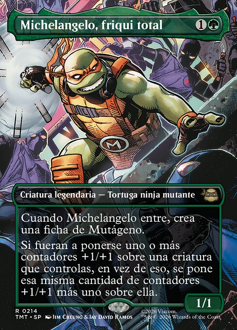 Michelangelo, Weirdness to 11