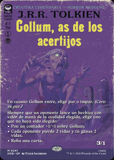 Gollum, Riddle Master