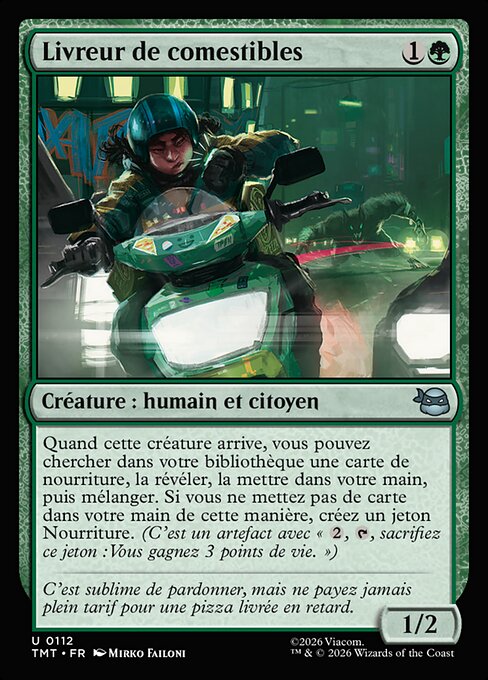 Courier of Comestibles