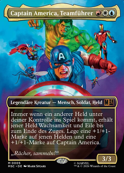 Captain America, Team Leader