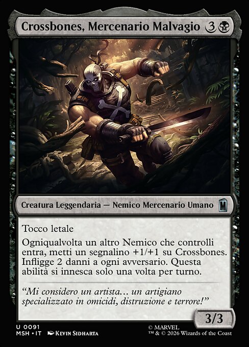 Crossbones, Malicious Mercenary