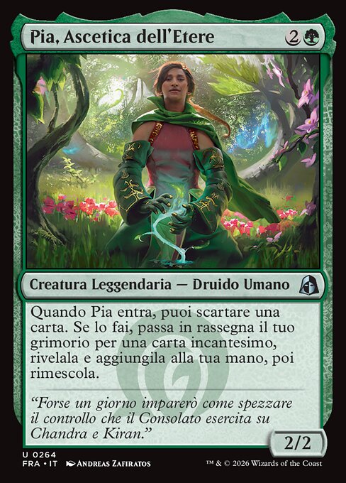 Pia, Aether Ascetic