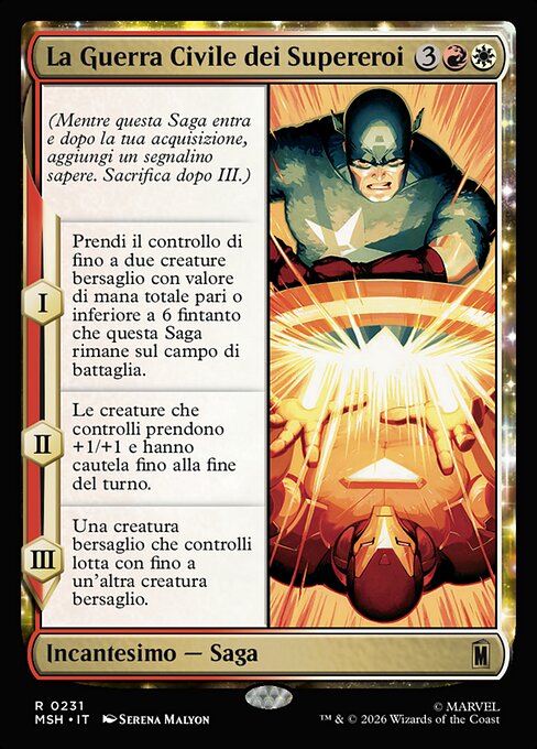 The Super Hero Civil War
