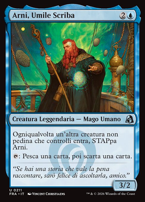 Arni, Humble Scribe