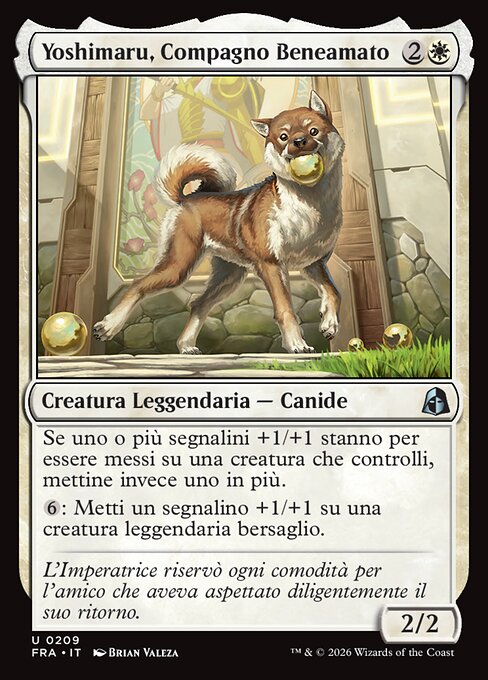 Yoshimaru, Beloved Companion