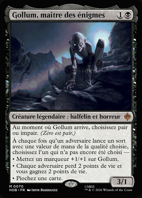 Gollum, Riddle Master