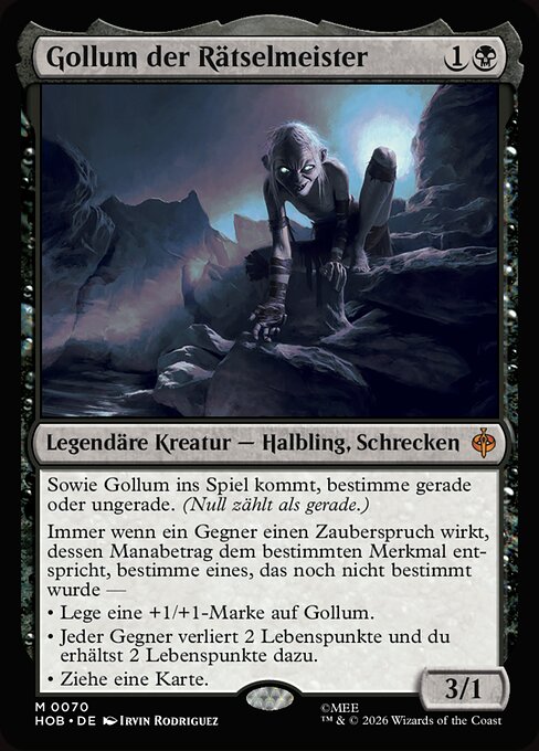Gollum, Riddle Master