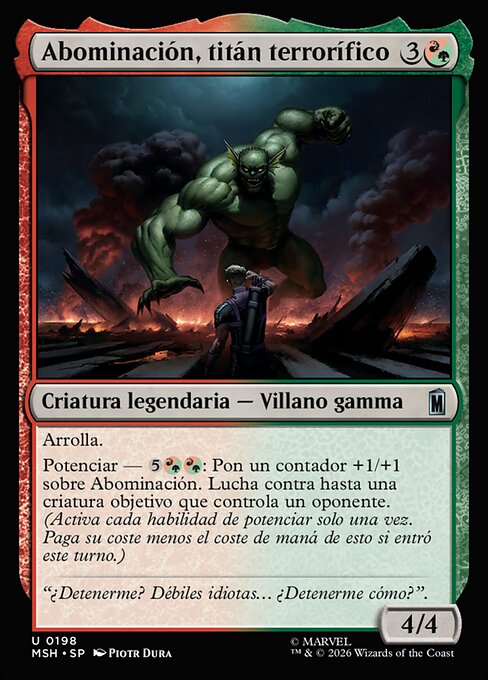 Abomination, Terrifying Titan