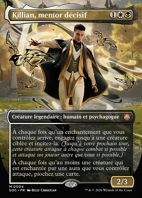 Killian, Decisive Mentor