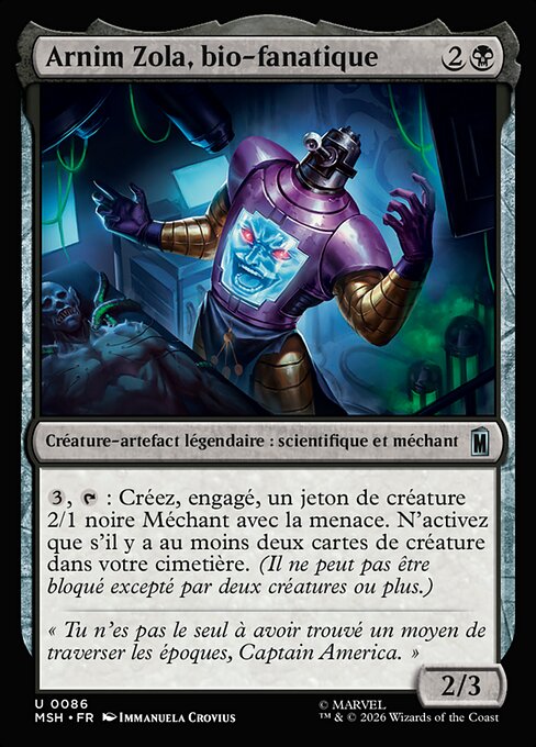 Arnim Zola, Bio-Fanatic