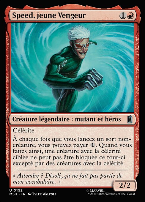 Speed, Young Avenger