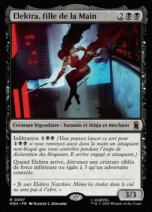 Elektra, Daughter of the Hand