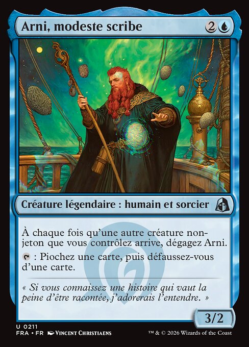 Arni, Humble Scribe