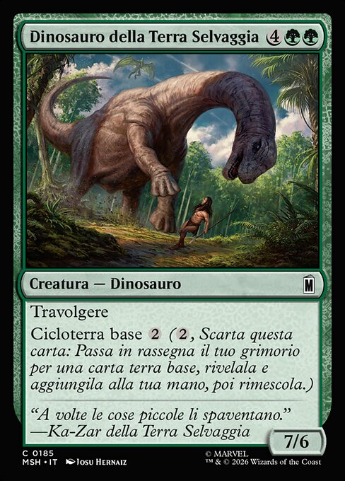 Savage Land Dinosaur