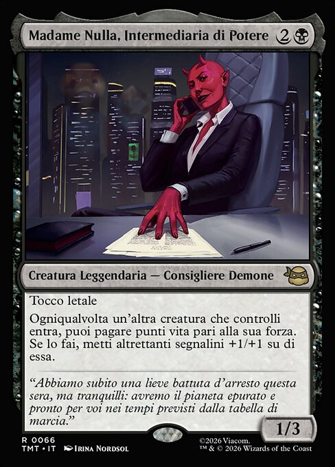 Madame Null, Power Broker