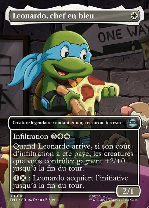 Leonardo, Leader in Blue