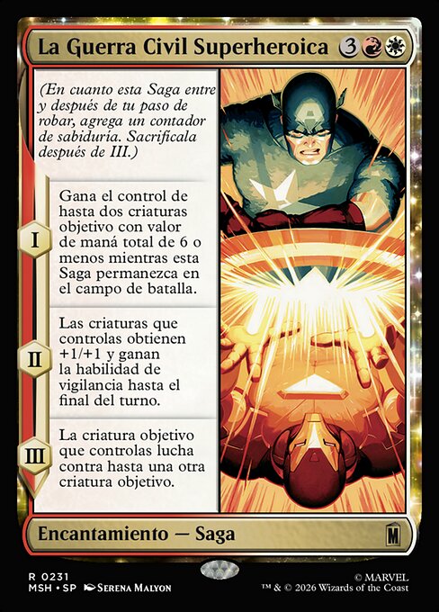The Super Hero Civil War
