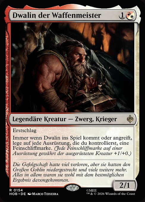 Dwalin, Weaponmaster