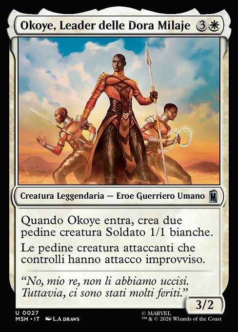 Okoye, Dora Milaje Leader