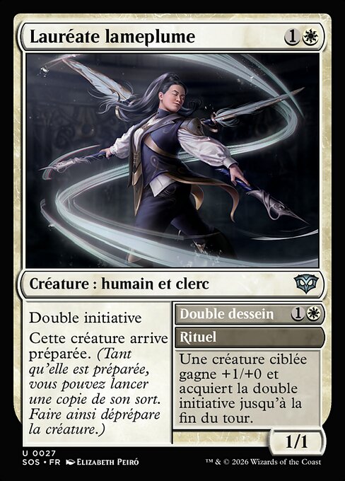 Quill-Blade Laureate // Twofold Intent
