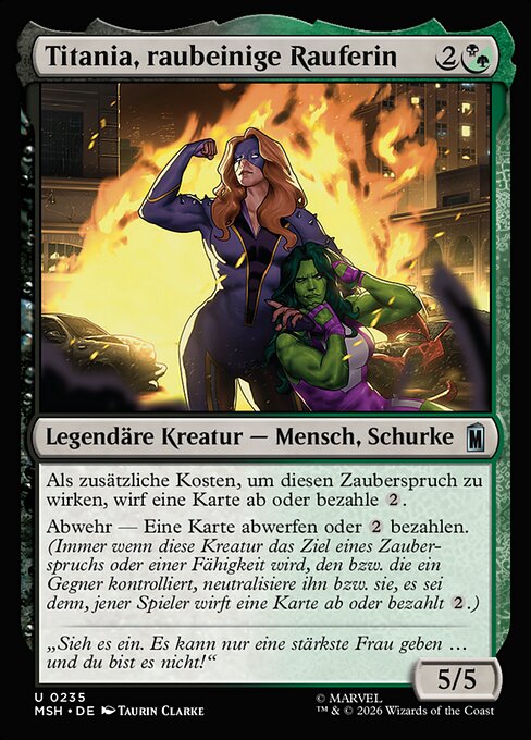 Titania, Rugged Rumbler