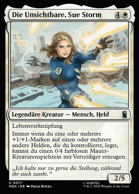 Invisible Woman, Sue Storm