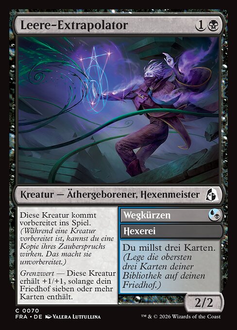 Void Extrapolator // Omit Variables