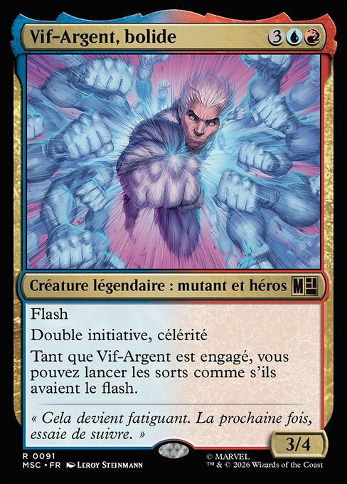 Quicksilver, Speedster