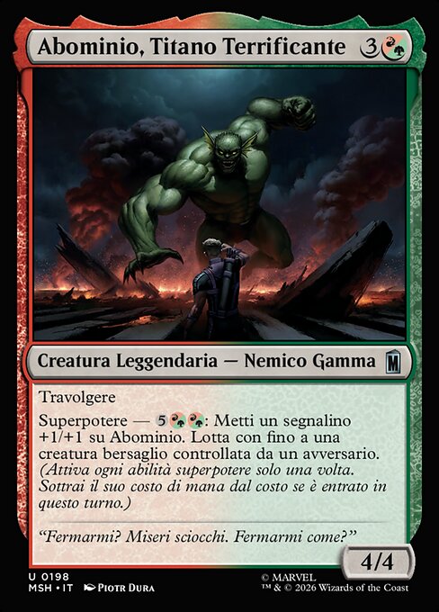 Abomination, Terrifying Titan