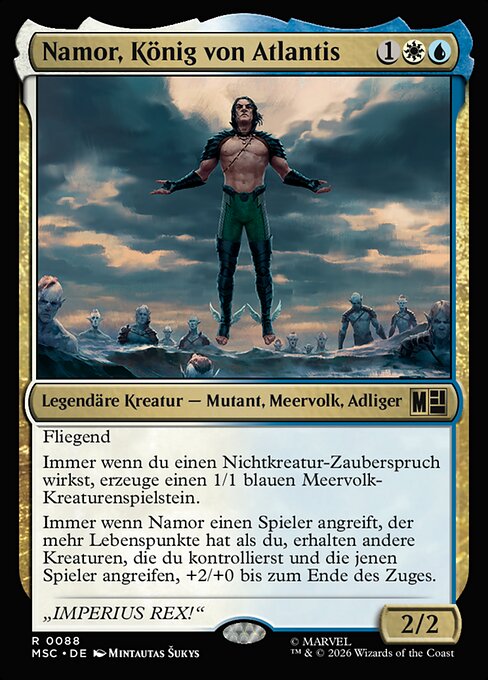 Namor, Atlantean King