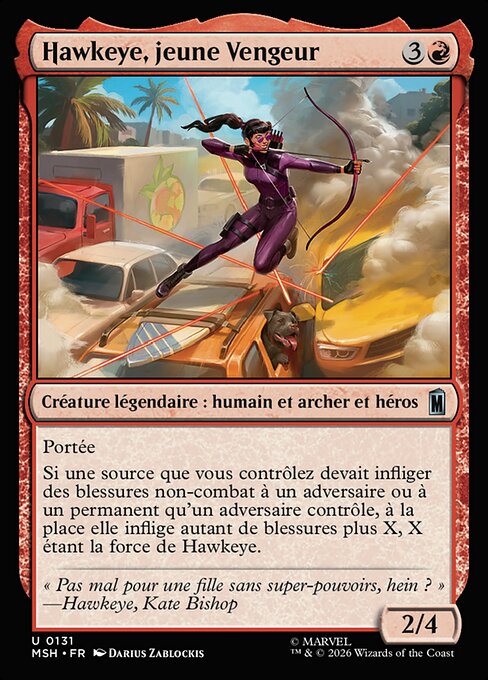 Hawkeye, Young Avenger