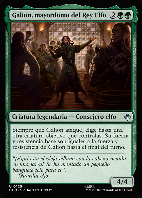 Galion, Elvenking's Butler