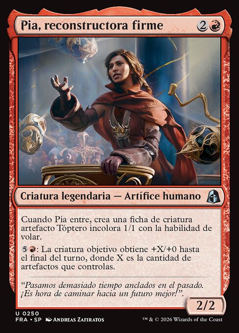 Pia, Determined Rebuilder