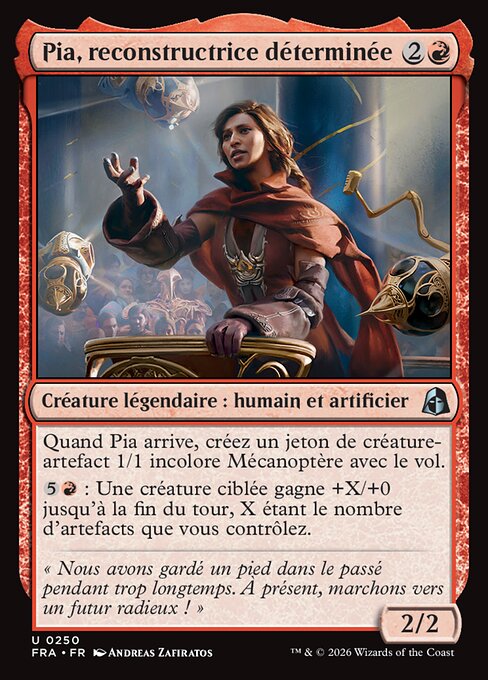 Pia, Determined Rebuilder