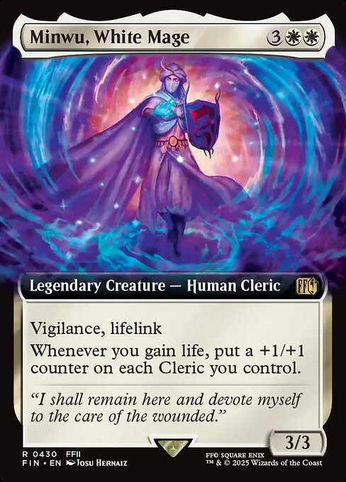 Minwu, White Mage