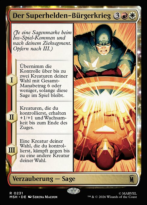 The Super Hero Civil War