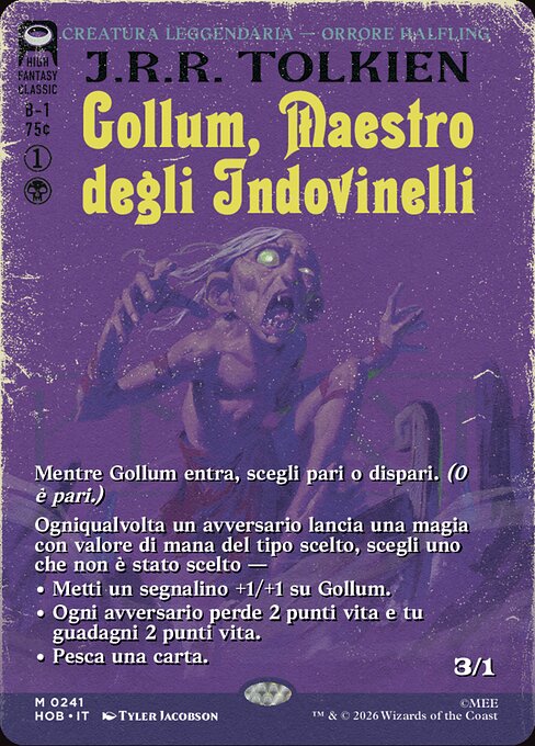 Gollum, Riddle Master