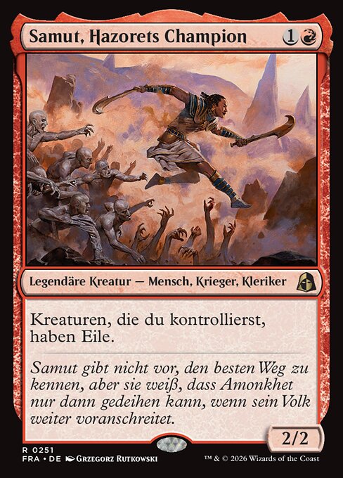 Samut, Hazoret's Champion