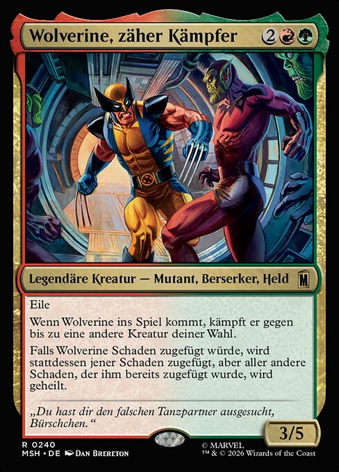 Wolverine, Fierce Fighter