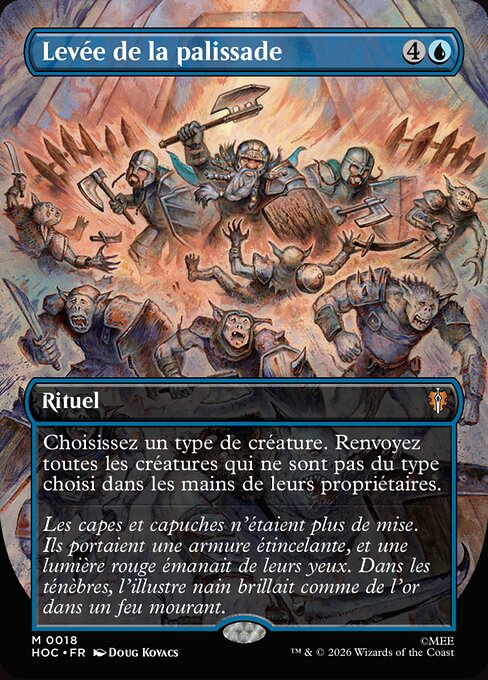 Raise the Palisade