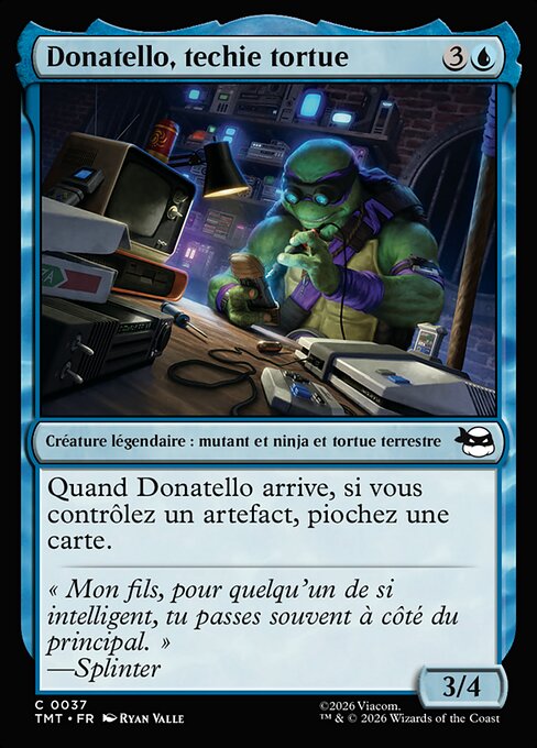 Donatello, Turtle Techie