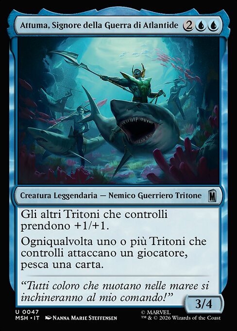 Attuma, Atlantean Warlord
