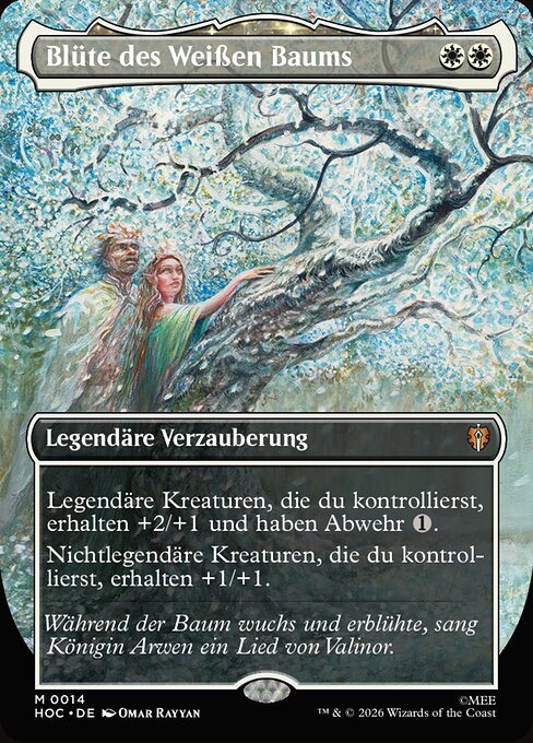 Flowering of the White Tree