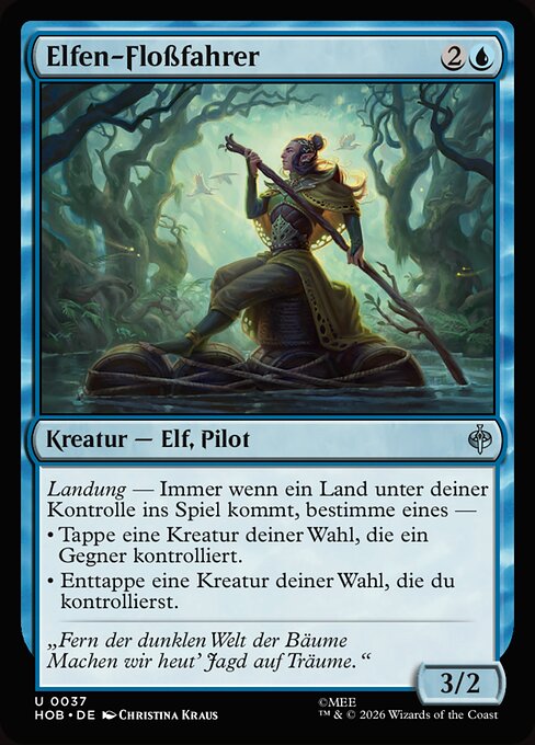 Elven Raft-Steerer