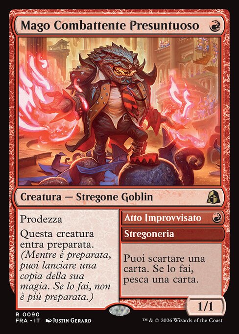 Pompous Battlemage // Improvised Act