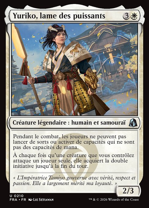 Yuriko, Blade of the Mighty