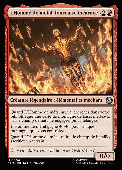 Molten Man, Inferno Incarnate