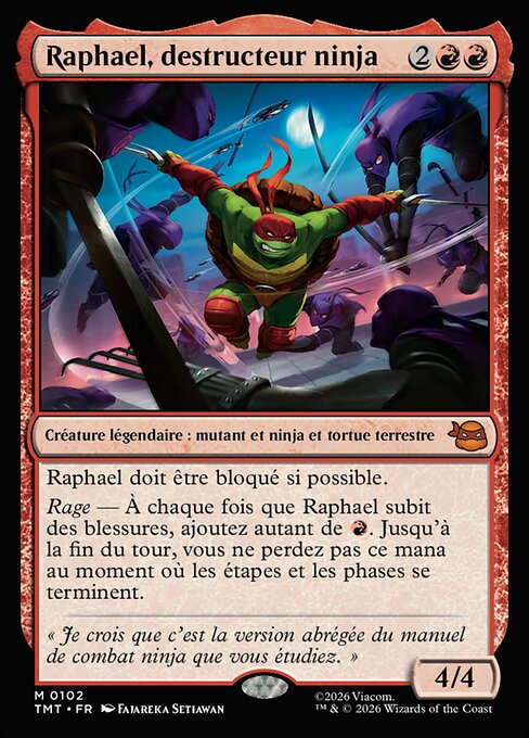 Raphael, Ninja Destroyer